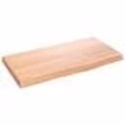 vidaXL Étagère murale marron clair 40x20x2 cm bois chêne massif traité
