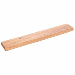 Étagère murale marron clair 60x10x2 cm bois chêne massif traité vidaXL