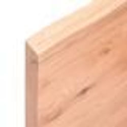 vidaXL Étagère murale marron clair 60x10x4 cm bois chêne massif traité