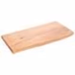 vidaXL Étagère murale marron clair 60x30x2 cm bois chêne massif traité