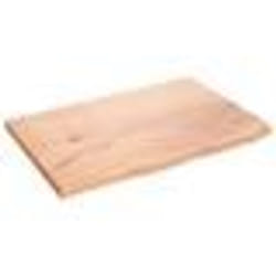 vidaXL Étagère murale marron clair 60x40x2 cm bois chêne massif traité
