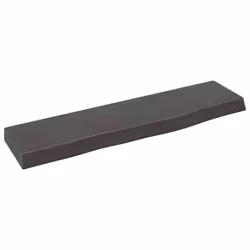 vidaXL Étagère murale marron foncé 40x10x2 cm bois chêne massif traité