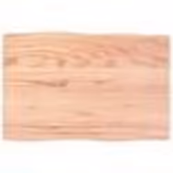 vidaXL Dessus de table bois massif traité bordure assortie