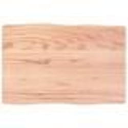 vidaXL Dessus de table bois massif traité bordure assortie