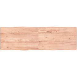 Dessus de table bois chêne massif traité bordure assortie