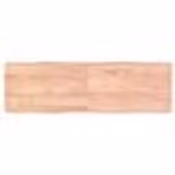 vidaXL Dessus de table bois massif traité bordure assortie