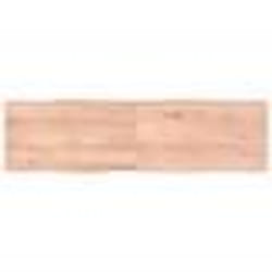 vidaXL Dessus de table bois massif traité bordure assortie