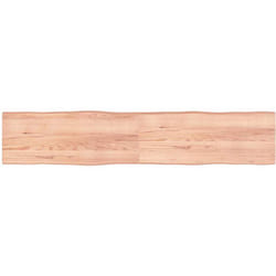 Dessus de table Plateau de table bois chêne massif traité bordure assortie Vidaxl