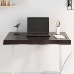 Dessus de table bois chêne massif traité bordure assortie