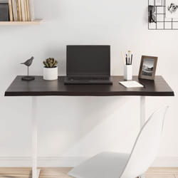 Dessus de table bois chêne massif traité bordure assortie