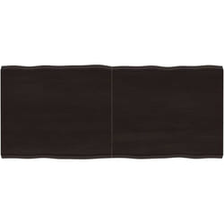 Dessus de table bois chêne massif traité bordure assortie