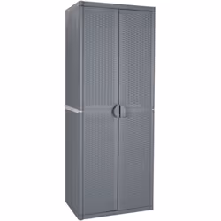Cette armoire de rangement de jardin au design pratique est un véritable point de mire pour votre décoration intérieure. Maté ...