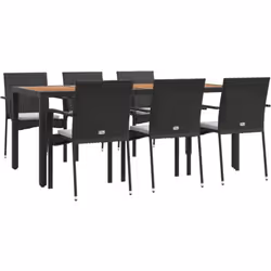 Cet ensemble de salle à manger de jardin tendance, au design élégant et contemporain, est un excellent choix pour manger ou v ...