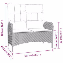 VidaXL 3185085 ensemble de meubles de jardin - Vue supplémentaire 8