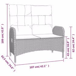 VidaXL 3185086 ensemble de meubles de jardin - Vue supplémentaire 7