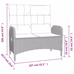 VidaXL 3185092 ensemble de meubles de jardin - Vue supplémentaire 8