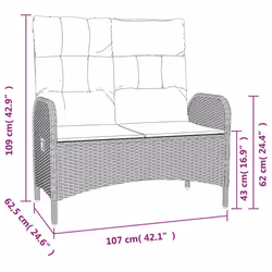 VidaXL 3185093 ensemble de meubles de jardin - Vue supplémentaire 7