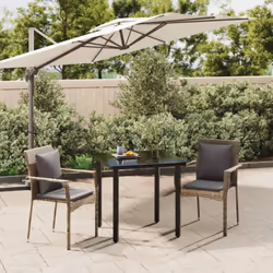 Cet ensemble de salle à manger de jardin tendance, au design élégant et contemporain, est un excellent choix pour manger ou v ...