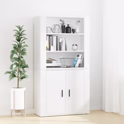 Cherchez-vous un buffet haut de gamme stylé ? Ce buffet haut ajoute un charme unique à votre intérieur existant ! Matériau du ...