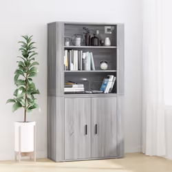 Cherchez-vous un buffet haut de gamme stylé ? Ce buffet haut ajoute un charme unique à votre intérieur existant ! Matériau du ...