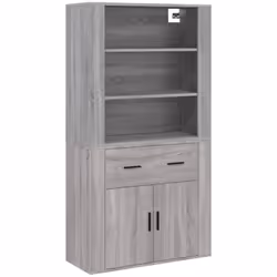 Cherchez-vous un buffet haut de gamme stylé ? Ce buffet haut ajoute un charme unique à votre intérieur existant ! Matériau du ...
