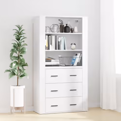 Cherchez-vous un buffet haut de gamme stylé ? Ce buffet haut ajoute un charme unique à votre intérieur existant ! Matériau du ...