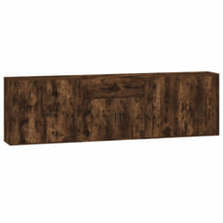 Vidaxl - Buffets 3 pcs Chêne fumé Bois d'ingénierie