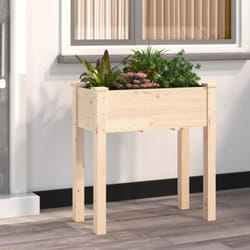 Vidaxl - Jardinière avec doublure 71x37x76 cm bois massif de sapin