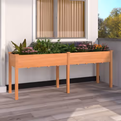 Cette jardinière pratique avec doublure est un excellent choix pour les amateurs de bricolage pour décorer vos jardins, balco ...