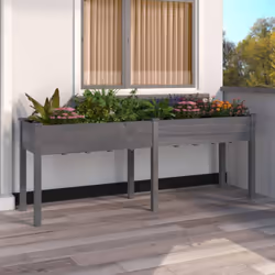 Cette jardinière pratique avec doublure est un excellent choix pour les amateurs de bricolage pour décorer vos jardins, balco ...