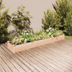 Ce lit surélevé de jardin en bois avec doublure est un choix parfait pour les bricoleurs qui souhaitent décorer leur jardin. ...
