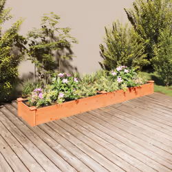 Ce lit surélevé de jardin en bois avec doublure est un choix parfait pour les bricoleurs qui souhaitent décorer leur jardin. ...
