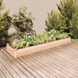 Ce lit surélevé de jardin en bois avec doublure est un choix parfait pour les bricoleurs qui souhaitent décorer leur jardin. ...