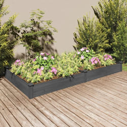 Vidaxl - Lit surélevé de jardin doublure 240x120x25 cm bois massif sapin