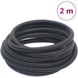 Vidaxl - Tuyau d'air hybride noir 0,6' 2 m caoutchouc et pvc