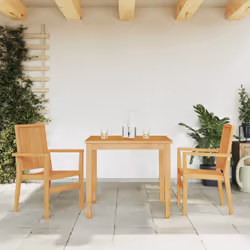 Ces chaises de jardin empilables en bois présentent un design classique et seront un excellent supplément à votre jardin, pat ...