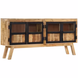 Ce buffet en bois apportera une touche intemporelle à votre intérieur. Bois de manguier massif : le bois de manguier massif e ...