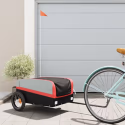 Cette remorque de vélo polyvalente et robuste sera idéale pour le transport de marchandises lourdes grâce à sa capacité de ch ...