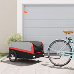 Cette remorque de vélo polyvalente et robuste sera idéale pour le transport de marchandises lourdes grâce à sa capacité de ch ...