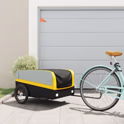 Cette remorque de vélo polyvalente et robuste sera idéale pour le transport de marchandises lourdes grâce à sa capacité de ch ...