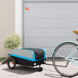 Cette remorque de vélo polyvalente et robuste sera idéale pour le transport de marchandises lourdes grâce à sa capacité de ch ...