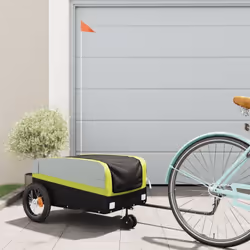 Cette remorque de vélo polyvalente et robuste sera idéale pour le transport de marchandises lourdes grâce à sa capacité de ch ...