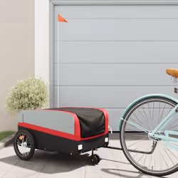 Cette remorque de vélo polyvalente et robuste sera idéale pour le transport de marchandises lourdes grâce à sa capacité de ch ...