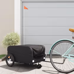 Cette remorque de vélo polyvalente et robuste sera idéale pour le transport de marchandises lourdes grâce à sa capacité de ch ...