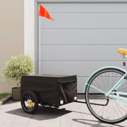 Cette remorque porte-vélos polyvalente et robuste sera idéale pour le transport de marchandises lourdes grâce à sa capacité d ...