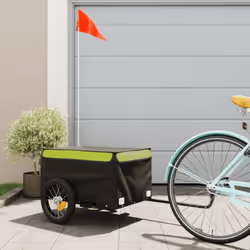 Cette remorque de vélo polyvalente et robuste sera idéale pour le transport de marchandises lourdes grâce à sa capacité de ch ...