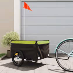 Cette remorque de vélo polyvalente et robuste sera idéale pour le transport de marchandises lourdes grâce à sa capacité de ch ...