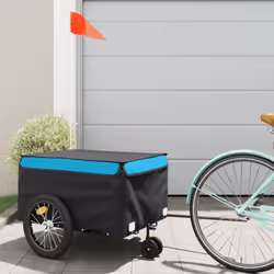 Cette remorque de vélo polyvalente et robuste sera idéale pour le transport de marchandises lourdes grâce à sa capacité de ch ...