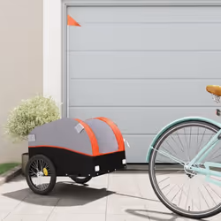 Cette remorque de vélo polyvalente et robuste sera idéale pour le transport de marchandises lourdes grâce à sa capacité de ch ...