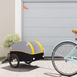 Cette remorque de vélo polyvalente et robuste sera idéale pour le transport de marchandises lourdes grâce à sa capacité de ch ...